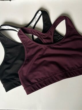 Old Navy go dry sports Bra bundle 2 bras size L